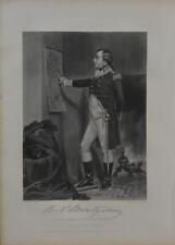Antique Engraving Revolutionary War General Richard Montgomery Original 1857 picture