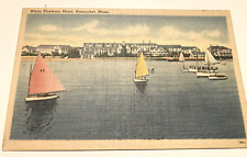 Nantucket Mass  White Elephant Hotel Rainboat Fleet 1948 Vintage Postcard picture