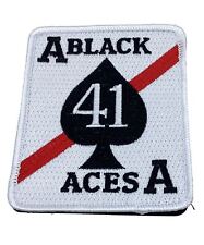 VF-41 / VFA-41 Black Aces Squadron Patch - With Hook and Loop picture