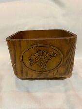 vintage ftd wood look planter 1979  picture