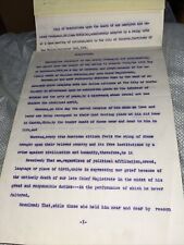 1901 Socorro New Mexico Pre Statehood Letter on President McKinley Assassination picture