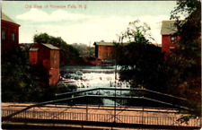 Honeoye Falls, NY, Buildings, Falls, Bridge, Post Card #1503 picture