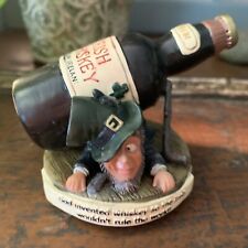 Declans FINNIANS Blarney Irish Whiskey Bottle Leprechaun Figurine God Invented picture