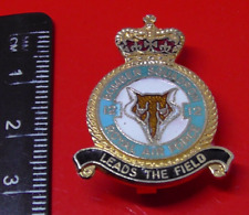 RAF Museum Royal Air Force Enamel Pin Badge No 12 Bomb Squadron Queens Crown Fox picture