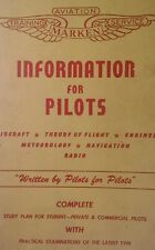 Pilot Information Manual 1950 Original Rare USA Marken Aviation Training Aircraf picture