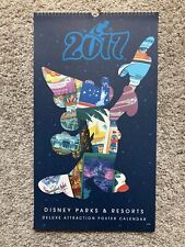 Disney Parks Calendar 2017 Deluxe Attraction Poster Art Resorts Splash Mountain  picture
