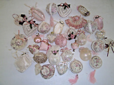 Vintage VICTORIAN Style Christmas Tree Decorations 32 pieces | 1980's picture