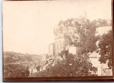 France, Rocamadour, panorama vintage print print print citrate 6x9 circa 1900 picture