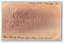 1905 Congressional Limited Train Locomotive Philadelphia PA Embossed Postcard picture