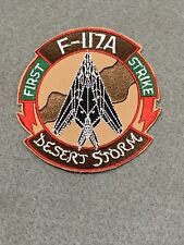 Original Lockheed F-117A First Strike Desert Storm Gulf War Patch picture