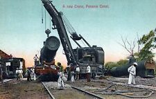 PANAMA - A New Crane Panama Canal Postcard picture