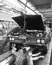 1968 Pontiac GTO Factory Assembly Amercian Classic Car Poster Photo 13x19 picture