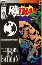 Batman #497-1993 nm- 9.2 DC 1st w/ Overlay Cover Bane Breaks Batman's Back Make  picture