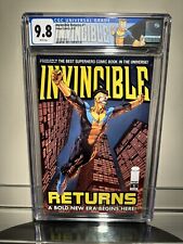 Invincible Returns #1 First Print Image Comics 4/10 CGC 9.8 Custom Label picture