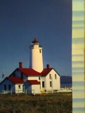 PHOTO POST CARD NEW DUNGENESS LIGHTHOUSE SEQUIM WASHINGTON picture