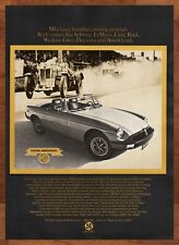 1975 MG Cars Vintage Print Ad/Poster MGB 70s Man Cave Bar Art Decor picture