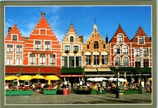 The Market Square, Bruges, Belgium Postcard picture