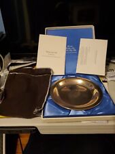 1972 Franklin Mint Sterling Silver Mothers Day Plate Sealed picture