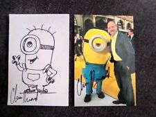 Minions Drawing by Director Chris Renaud Authentic and Signed Photo 6x4 each picture