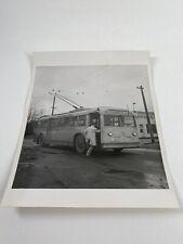 Vintage photo electrified bus trolley South Saginaw Michigan  picture