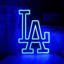 WonderfulLife Los Angeles Dodgers LA Neon Sign for Garage or Man Cave Decor,G... picture
