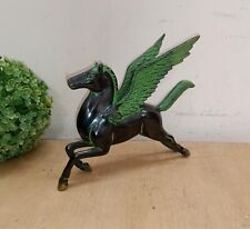 Brass Pegasus Sculpture Winged Horse Pony Taking Off Guestroom Table Décor HK585 picture