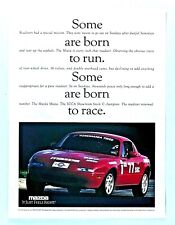  1993 Mazda Miata MX 5 Born To Race Vintage SCCA Champ Original Print Ad 8 x 11