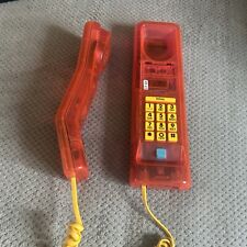 Swatch Twin Phone Clear Red / Pink Yellow  80s -  Excelent Condition  picture