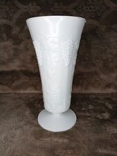 Vintage Milk Glass Vase Grapes Cottage Core Wedding Decor  picture