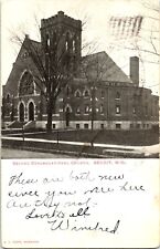 Postcard 1906 Second Congregational Church Beloit Wisconsin A54 picture