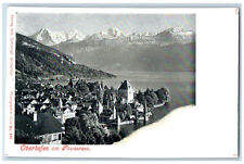 Thun Bern Switzerland Postcard Oberhofen am Thunersee c1905 Antique Unposted picture