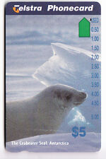 OCEANIA TELECARD / PHONECARD .. AUSTRALIA $5 TAMURA SEAL SEAL SEA LION EM/PLI picture