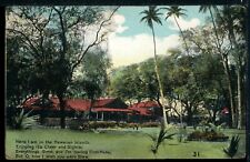 Early HI Residence Home Poem Vintage Postcard Island Curio M1419a picture
