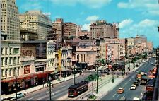 Postcard World Famous Canal Street New Orleans Louisiana USA Unposted picture