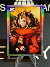 2023 Topps Star Wars Galaxy Chrome Refractor A Queen in Portrait #50 picture