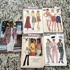 Lot of 5 Vintage Sewing Patterns Women’s Clothing Size 12 - 16 picture