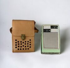 1960 Silvertone 6 Transistor Radio Rare “Mint Green” Model 1206 W/ Case picture
