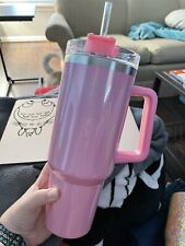 Pink Iridescent Faux Stanley Cup 40 oz picture