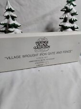 Dept 56 VILLAGE WROUGHT IRON GATE AND FENCE Department Heritage Village picture