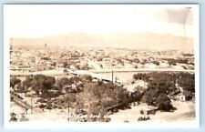 RPPC International Bridge & JUAREZ  MEXICO Postcard picture