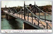 Postcard Bridge Across The Delaware Easton & Phillipsburg Pennsylvania Unposted picture