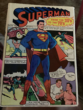 Superman From the 30s to the 70s Book 1971 First Edition Hardcover Dust Jacket picture