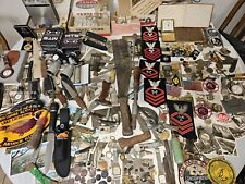 Grandpa's Vintage Junk Drawer over 20 lbs Lot  Knives Watches Jewelry Military, picture