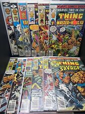 Marvel Two-in-One lot of 12 comics - Bronze age - 21-26, 29, 30, 42, 47, 53, 64 picture