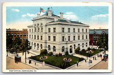Postcard PA, POST OFFICE, Harrisburg, Pennsylvania c1915-30 Unposted    PA1 picture