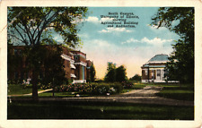 1917 University of Illinois Savoy Agricultural & Auditorium Postcard picture