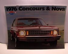 Vintage Automobile Brochure  1976 Chevrolet Concours & Nova    File drawer 1 picture