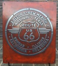 vintage Route 66 Metal Sign For Garage picture