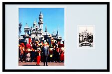Walt Disney Framed 11x17 Vintage Topps American Pie Card + Photo Display picture