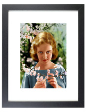 Hollywood Golden Age Actress Bette Davis Retro Matted & Framed Picture Photo picture